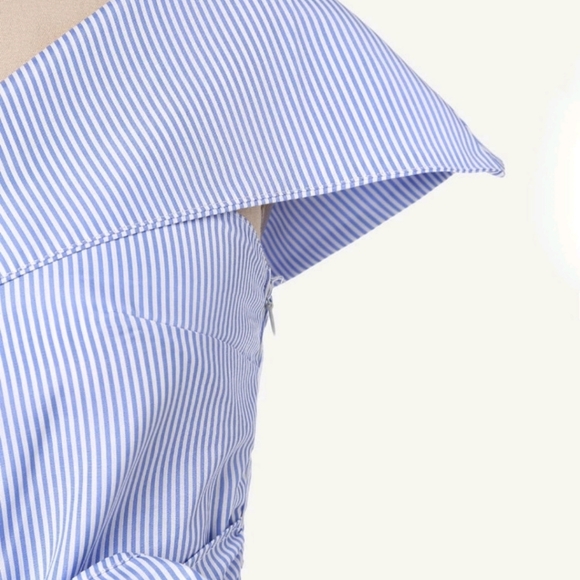 One-Shoulder Bow Peplum Top - Picture 6 of 8